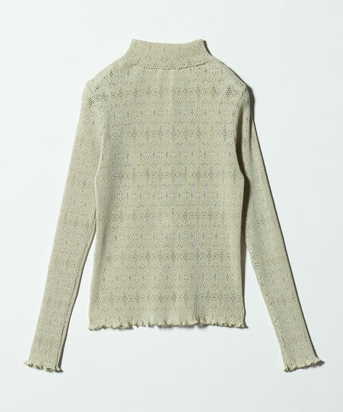 BEAUTY&YOUTH UNITED ARROWS(ビューティーアンドユースユナイテッドアローズ)の「レースプリーツ シャツカーディガン ウォッシャブル(カーディガン/ボレロ・レディース・オフホワイト/ブラック/ライム・FREE)」の16枚目の写真