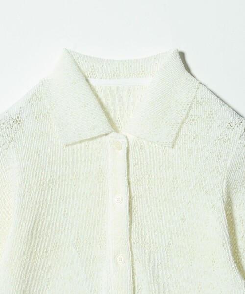 EEFC COLLECTHION／プリーツシャツカーディガン BEAUTY＆YOUTH UNITED ARROWS カーディガン レースプリーツ シャツ