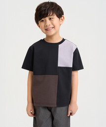 COMME CA ISM | ブロッキング 半袖 Tシャツ(Tシャツ/カットソー)