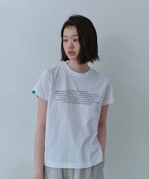 レタリングTシャツ _ ホワイト