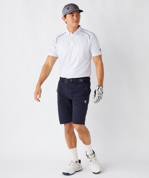 FILA GOLF(フィラゴルフ )の「【FILA GOLF:フィラゴルフ】ドット柄半袖シャツ 遮熱性 接触冷感 ゴルフ(シャツ/ブラウス・メンズ・グレー/ホワイト/ネイビー・XX-LARGE/X-LARGE/LARGE/MEDIUM)」の10枚目の写真