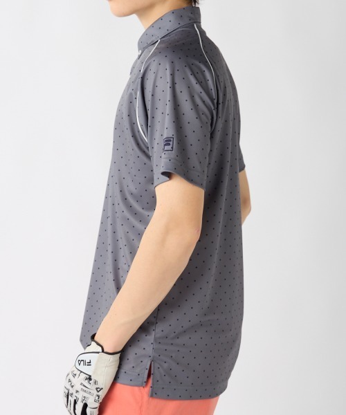 FILA GOLF(フィラゴルフ )の「【FILA GOLF:フィラゴルフ】ドット柄半袖シャツ 遮熱性 接触冷感 ゴルフ(シャツ/ブラウス・メンズ・グレー/ホワイト/ネイビー・XX-LARGE/X-LARGE/LARGE/MEDIUM)」の17枚目の写真