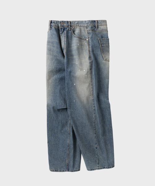 NONBLANK(ノンブランク)の「ワイドカーブデニムパンツ_LIGHT BLUE(その他パンツ・メンズ・ライトブルー・MEDIUM/LARGE/X-LARGE)」の3枚目の写真