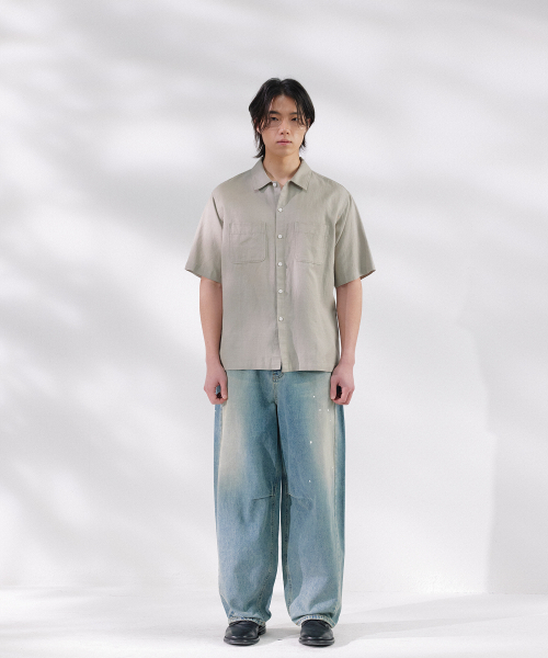 NONBLANK(ノンブランク)の「ワイドカーブデニムパンツ_LIGHT BLUE(その他パンツ・メンズ・ライトブルー・MEDIUM/LARGE/X-LARGE)」の10枚目の写真