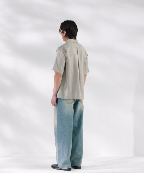 NONBLANK(ノンブランク)の「ワイドカーブデニムパンツ_LIGHT BLUE(その他パンツ・メンズ・ライトブルー・MEDIUM/LARGE/X-LARGE)」の12枚目の写真