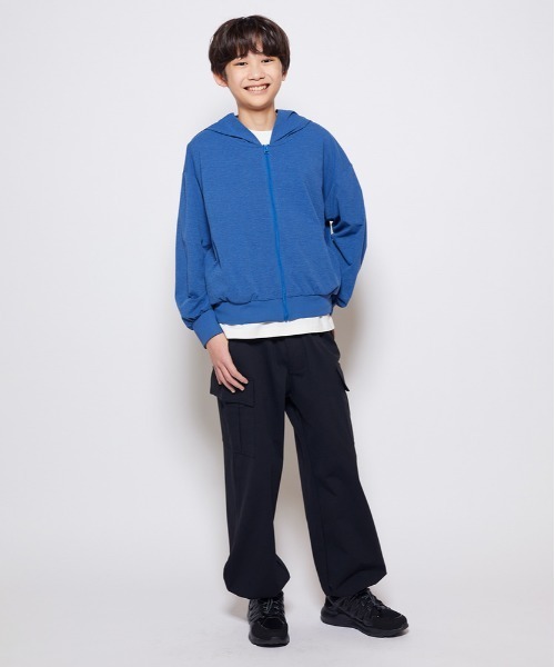 MPS（エムピーエス）の「MPS(エムピーエス)ストレッチＵＶカットジップパーカー（パーカー・キッズ・ブラック/ブルー・120/130/140/150/160/110）」の11枚目の写真