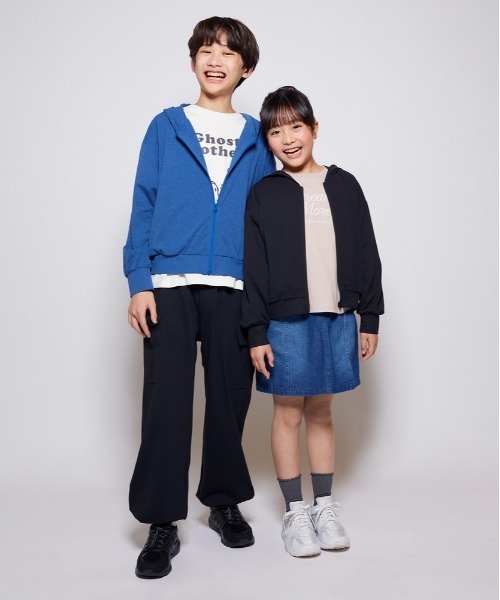 MPS（エムピーエス）の「MPS(エムピーエス)ストレッチＵＶカットジップパーカー（パーカー・キッズ・ブラック/ブルー・120/130/140/150/160/110）」の13枚目の写真