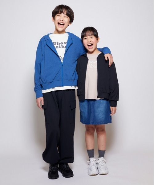 MPS（エムピーエス）の「MPS(エムピーエス)ストレッチＵＶカットジップパーカー（パーカー・キッズ・ブラック/ブルー・120/130/140/150/160/110）」の14枚目の写真