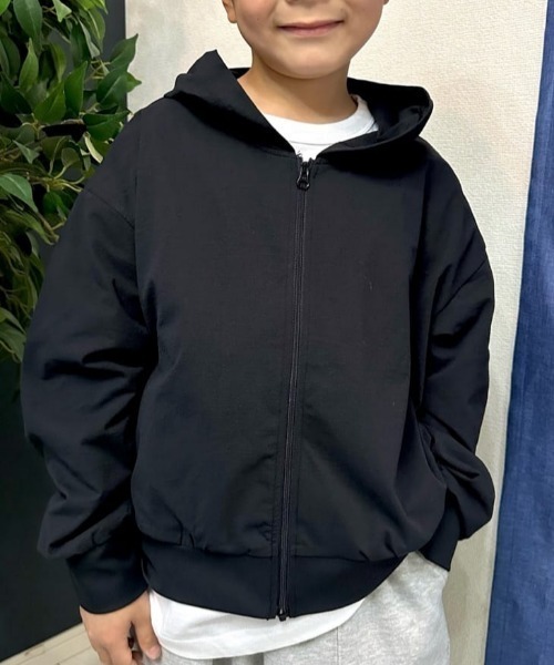 MPS（エムピーエス）の「MPS(エムピーエス)ストレッチＵＶカットジップパーカー（パーカー・キッズ・ブラック/ブルー・120/130/140/150/160/110）」の6枚目の写真