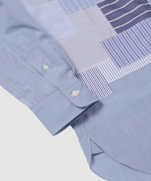 JUNYA WATANABE MAN(ジュンヤワタナベマン)の「MIX PATCHWORK COTTON SHIRTS(シャツ/ブラウス・メンズ・ブルー系その他・XS)」の5枚目の写真