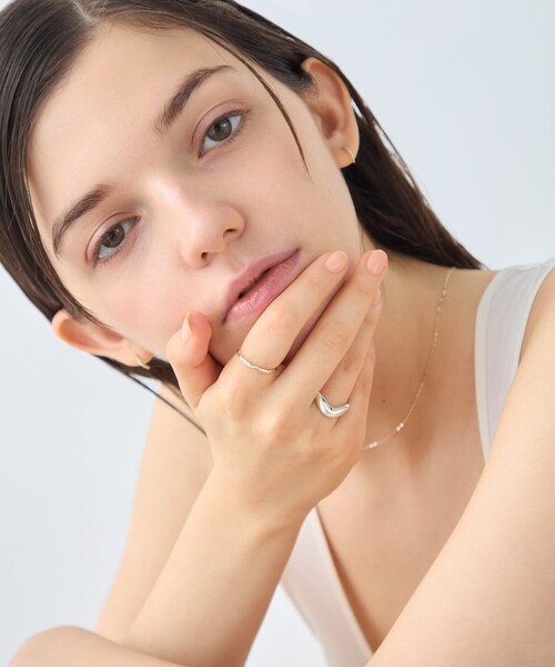 ete（エテ）の「[アイシーヴェール] K10IGG アイス リング（リング・レディース・グリーン・#7/#17/#15/#13/#11/#9）」の6枚目の写真