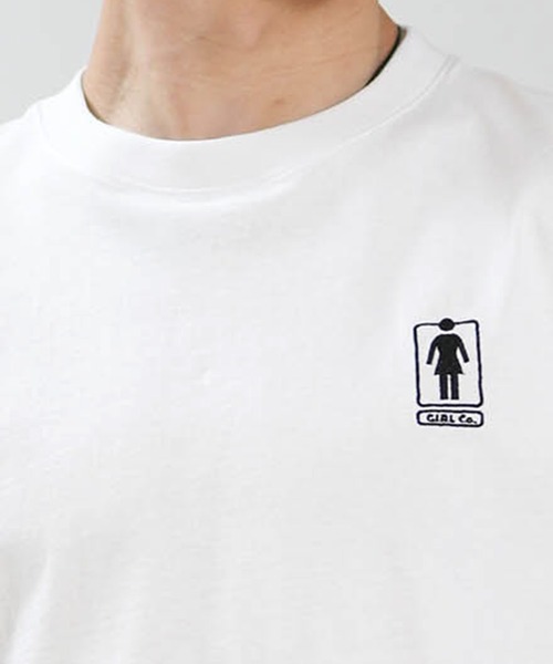 girl(ガール)の「【ムラサキスポーツ限定】GIRL/ガール 半袖 Tシャツ ロゴ ワンポイント GR26STM01(Tシャツ/カットソー・メンズ・ブラック/ホワイト・M/L/XL)」の4枚目の写真
