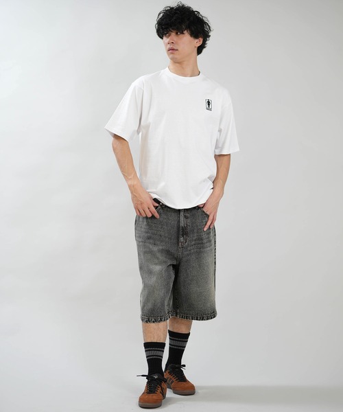 girl(ガール)の「【ムラサキスポーツ限定】GIRL/ガール 半袖 Tシャツ ロゴ ワンポイント GR26STM01(Tシャツ/カットソー・メンズ・ブラック/ホワイト・M/L/XL)」の7枚目の写真