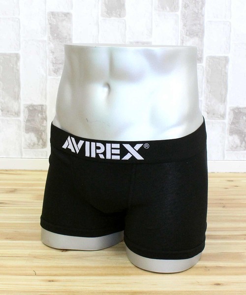 AVIREX(アヴィレックス)の「AX BASIC 3P BOXER SHORTS(ボクサーパンツ・メンズ・ブラック・XL/L/M)」の4枚目の写真