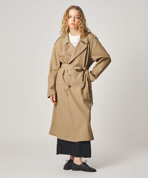 Steven Alan(スティーブンアラン)の「<Steven Alan>コットン トレンチ コート(トレンチコート・レディース・ベージュ・S)」の1枚目の写真