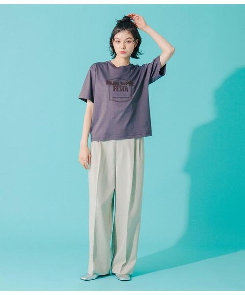 Park Slope NEWYORKER(パークスロープニューヨーカー)の「【滑らかな肌触り・着回し】ROCK FESTA グラフィックTシャツ(Tシャツ/カットソー・レディース・ダークグレー・M/L)」の18枚目の写真