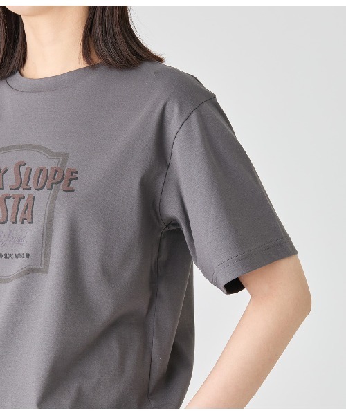 Park Slope NEWYORKER(パークスロープニューヨーカー)の「【滑らかな肌触り・着回し】ROCK FESTA グラフィックTシャツ(Tシャツ/カットソー・レディース・ダークグレー・M/L)」の13枚目の写真