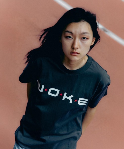 WOKE EDGE / ウォークエッジ Dot Star Tee（Tシャツ/カットソー