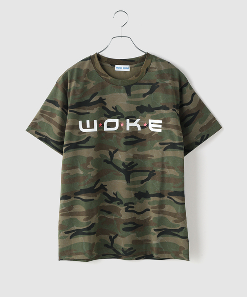 WOKE EDGE(ウォークエッジ)の「WOKE EDGE / ウォークエッジ Dot Star Tee(Tシャツ/カットソー・メンズ・カーキ/チャコールグレー・LARGE/MEDIUM)」の11枚目の写真