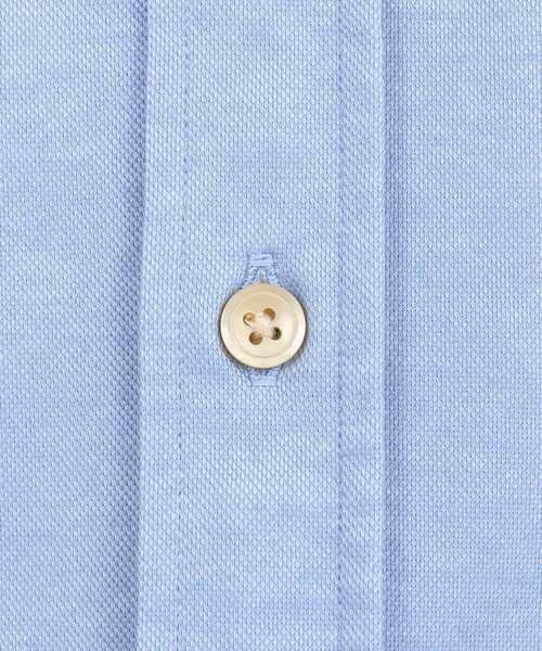 NOLLEY’S（ノーリーズ）の「《ビジカジ対応》カノコテープ ボタンダウンシャツ 26SS（シャツ/ブラウス・メンズ・ベージュ/ダークネイビー/ブルー・S/M/L/XL）」の4枚目の写真