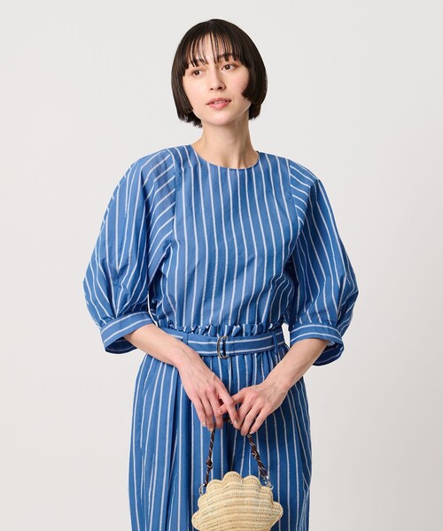 UNITED ARROWS（ユナイテッドアローズ）の「クリーン ストライプ マリン ブラウス ‐ウォッシャブル‐（シャツ/ブラウス・レディース・その他7/その他1・36/38）」の5枚目の写真