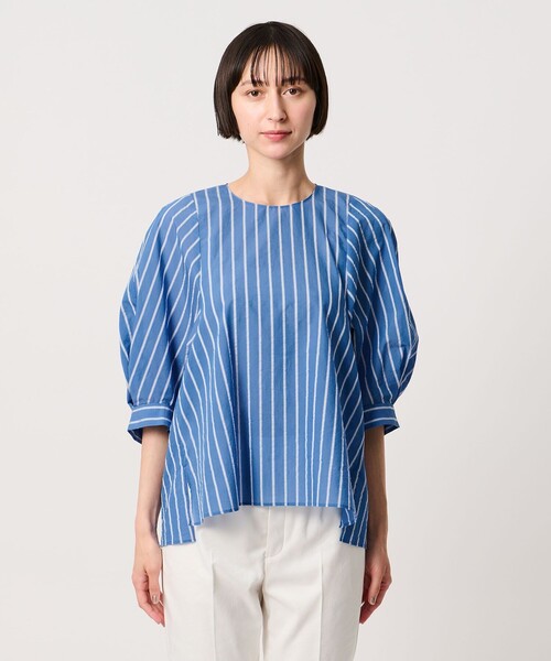UNITED ARROWS（ユナイテッドアローズ）の「クリーン ストライプ マリン ブラウス ‐ウォッシャブル‐（シャツ/ブラウス・レディース・その他7/その他1・36/38）」の8枚目の写真