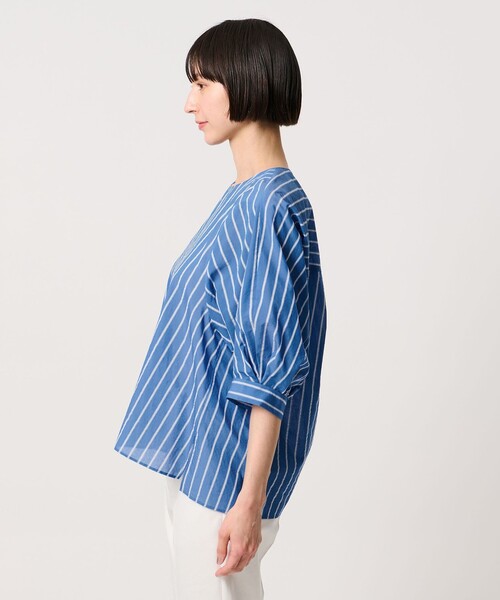 UNITED ARROWS（ユナイテッドアローズ）の「クリーン ストライプ マリン ブラウス ‐ウォッシャブル‐（シャツ/ブラウス・レディース・その他7/その他1・36/38）」の9枚目の写真