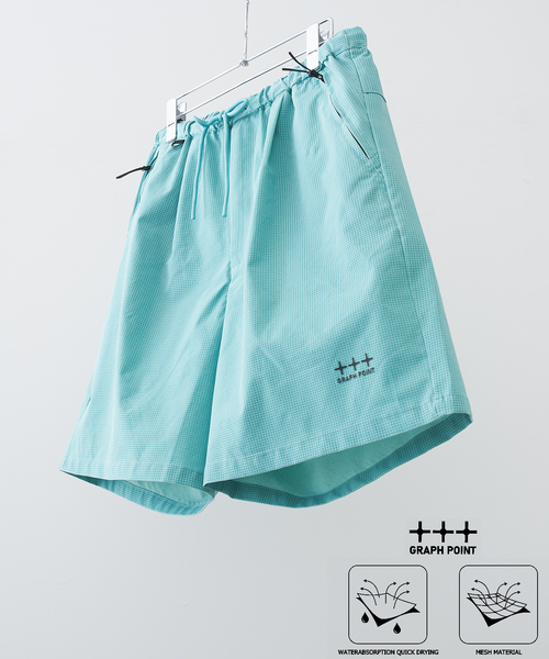 B.C STOCK(ベーセーストック)の「【吸水速乾&高通気性】FADE GRAPH POINT ショートパンツ(その他パンツ・メンズ・レッド/グリーン系その他/ブルー系その他/ベージュ/チャコールグレー/ブラック/カーキ・MEDIUM/LARGE)」の6枚目の写真