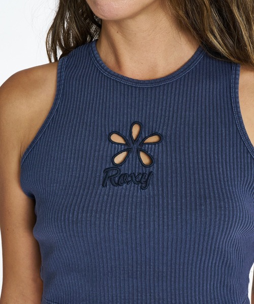 ROXY(ロキシー)の「ROXY RHYTHM フラワーカットアウトタンクトップ 【2026年夏モデル】/ロキシーリブタンク(タンクトップ・レディース・ピンク/インディゴブルー/オレンジ・LARGE/MEDIUM)」の9枚目の写真