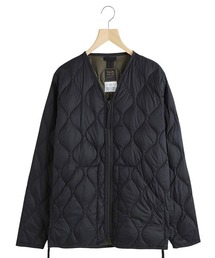 TAION（タイオン）の「TAION / タイオン：MILITARY V NECK W-ZIP DOWN JKT(SOFT SHELL)：TAION-101ALSZML-1[AST]（ダウンジャケット/コート）」