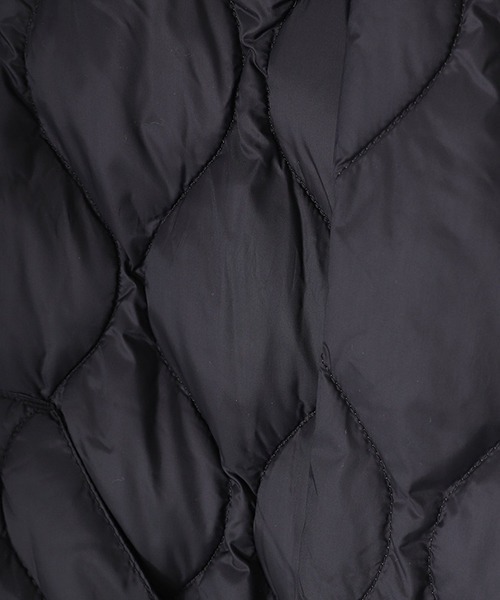 TAION（タイオン）の「TAION / タイオン：MILITARY V NECK W-ZIP DOWN JKT(SOFT SHELL)：TAION-101ALSZML-1[AST]（ダウンジャケット/コート・メンズ・ブラック・M/L）」の5枚目の写真
