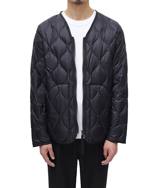 TAION（タイオン）の「TAION / タイオン：MILITARY V NECK W-ZIP DOWN JKT(SOFT SHELL)：TAION-101ALSZML-1[AST]（ダウンジャケット/コート・メンズ・ブラック・M/L）」の11枚目の写真