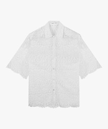 LAD MUSICIAN | TULLE EMBROIDERY LACE SHORT SLEEVE SHIRT(シャツ/ブラウス)
