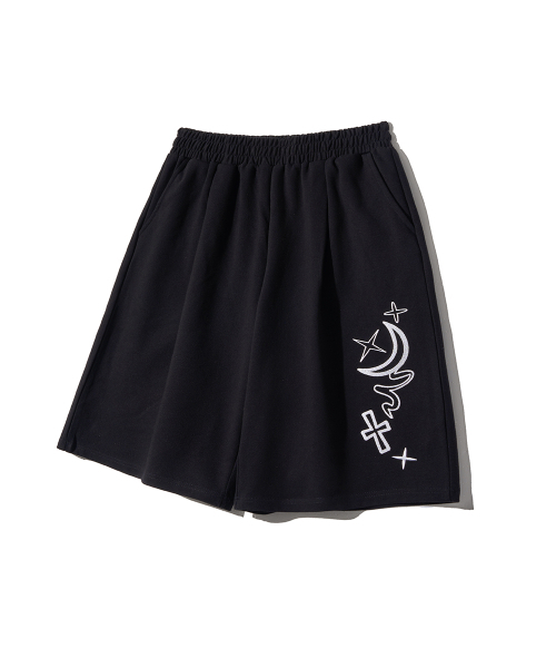 GAKKAI UNIONS(ガッカイユニオンズ)の「ルナディストート バミューダパンツ ブラック(その他パンツ・メンズ・その他・SMALL/MEDIUM/LARGE/X-LARGE)」の5枚目の写真