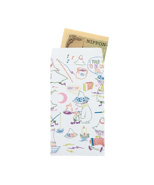 MOOMIN(ムーミン)の「MOOMIN ムーミン ポチ袋 ミニ 封筒(ステーショナリー・レディース・ブルー/レッド/ピンク・FREE)」の5枚目の写真