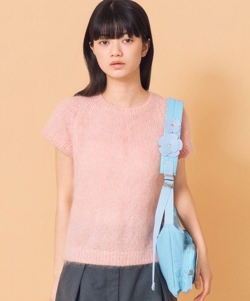 Casselini（キャセリーニ）の「Casselini(キャセリーニ)FILAフラワーショルダーバッグ（ショルダーバッグ・レディース・ブラック/ブルー/レッド・FREE）」の17枚目の写真
