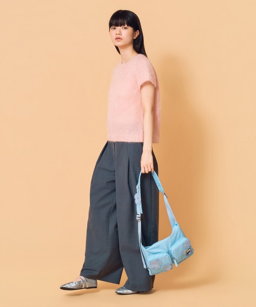 Casselini（キャセリーニ）の「Casselini(キャセリーニ)FILAフラワーショルダーバッグ（ショルダーバッグ・レディース・ブラック/ブルー/レッド・FREE）」の21枚目の写真