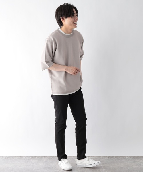 GLOBAL WORK(グローバルワーク)の「スゴラクストレッチスキニーパンツ/670361(デニムパンツ・メンズ・ブラック/ダークブルー・LARGE/SMALL/X-LARGE/MEDIUM)」の4枚目の写真