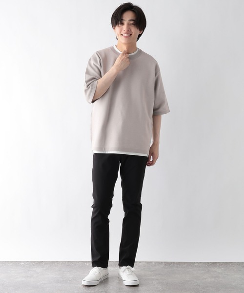 GLOBAL WORK(グローバルワーク)の「スゴラクストレッチスキニーパンツ/670361(デニムパンツ・メンズ・ブラック/ダークブルー・LARGE/SMALL/X-LARGE/MEDIUM)」の6枚目の写真