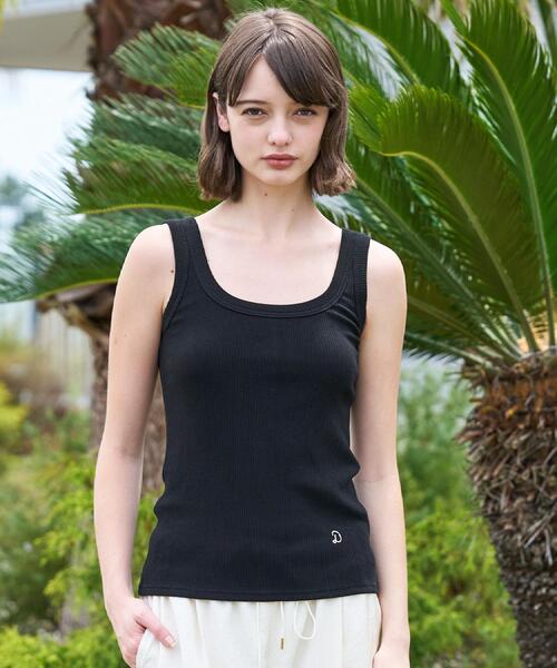 DRESSTERIOR(ドレステリア)の「【日本製】ランダムテレコタンクトップ(タンクトップ・レディース・ダークグレー/ブラック/オフホワイト・38/36)」の2枚目の写真