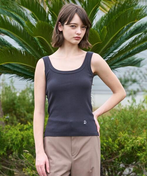 DRESSTERIOR(ドレステリア)の「【日本製】ランダムテレコタンクトップ(タンクトップ・レディース・ダークグレー/ブラック/オフホワイト・38/36)」の8枚目の写真