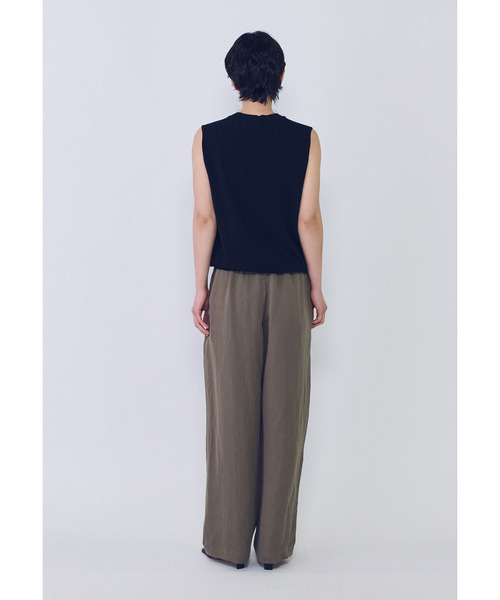 1er Arrondissement(プルミエアロンディスモン)の「ボクシーニットタンクトップ(ニット/セーター・レディース・ライトグレー/ブラック系その他3/オフホワイト・FREE)」の7枚目の写真