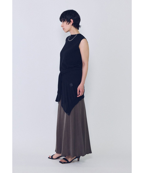1er Arrondissement(プルミエアロンディスモン)の「ボクシーニットタンクトップ(ニット/セーター・レディース・ライトグレー/ブラック系その他3/オフホワイト・FREE)」の10枚目の写真