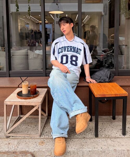 COVERNAT（カバーナット）の「ブロックコアメッシュTシャツホワイト（Tシャツ/カットソー・レディース・その他・SMALL/MEDIUM/LARGE/X-LARGE/XX-LARGE）」の4枚目の写真