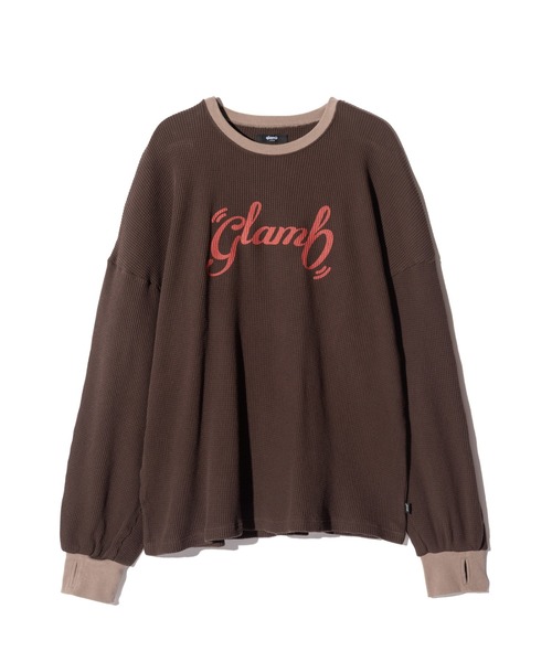 glamb(グラム)の「All Purpose Waffle Cutsew / オールパーポーズワッフルカットソー(Tシャツ/カットソー・メンズ・ブラウン/ブラック/ブルー・S/M/L)」の5枚目の写真