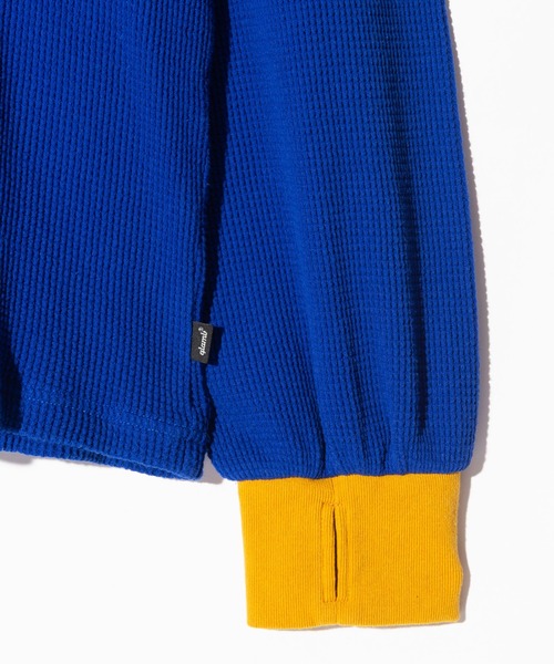 glamb(グラム)の「All Purpose Waffle Cutsew / オールパーポーズワッフルカットソー(Tシャツ/カットソー・メンズ・ブラウン/ブラック/ブルー・S/M/L)」の17枚目の写真