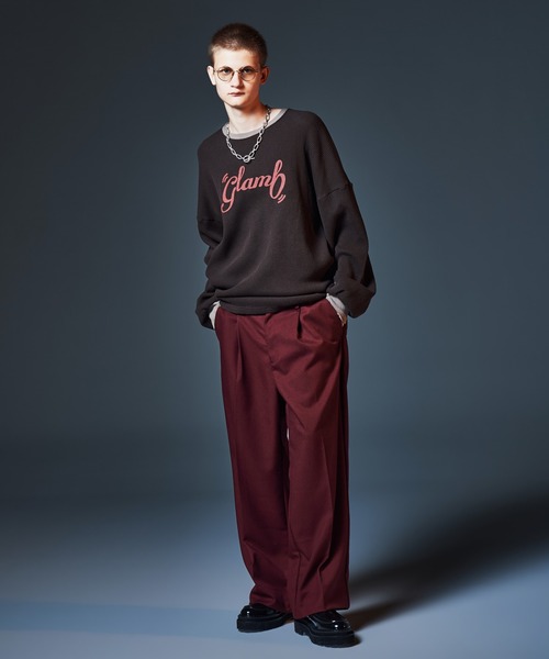 glamb(グラム)の「All Purpose Waffle Cutsew / オールパーポーズワッフルカットソー(Tシャツ/カットソー・メンズ・ブラウン/ブラック/ブルー・S/M/L)」の22枚目の写真