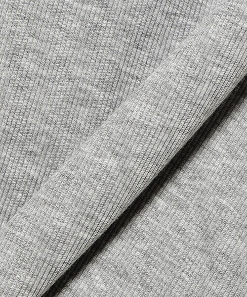 Ray BEAMS(レイビームス)の「リブ フロントギャザー フレンチスリーブ(Tシャツ/カットソー・レディース・グリーン系その他2/ブラック/シルバー・ONE SIZE)」の19枚目の写真