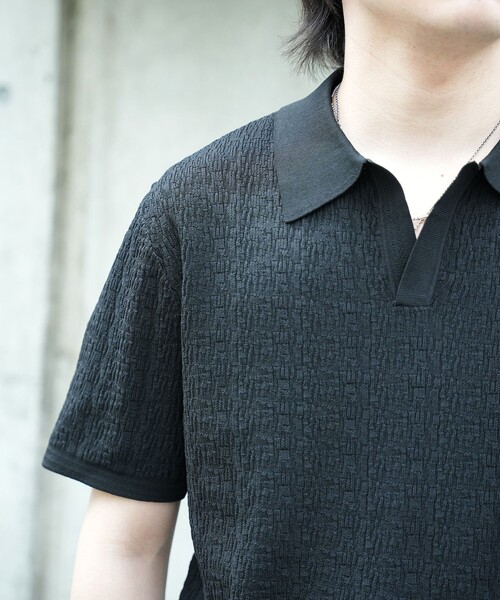 UNION STATION(ユニオンステーション)の「<WEB限定>ワッシャースキッパーポロシャツ(ポロシャツ・メンズ・サックスブルー/ブラック/ネイビー/カーキ・M/L)」の16枚目の写真