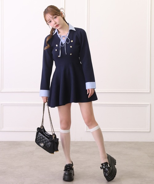 one after another NICE CLAUP(ワンアフターアナザーナイスクラップ)の「チェーンショルダー2WAYバッグ(ショルダーバッグ・レディース・ブラック/アイボリー/ピンク/ブラック系その他・FREE)」の18枚目の写真